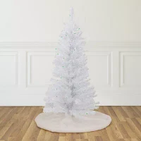 Northlight Rockport White Artificial Lights Foot Pre-Lit Pine Christmas Tree