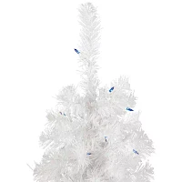 Northlight Slim White Artificial Lights 4 Foot Pre-Lit Pine Christmas Tree