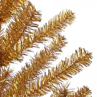 Northlight Medium Gold Tinsel Twig Artificial Unlit 3 Foot Pine Christmas Tree