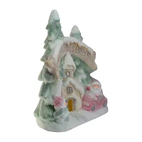 Northlight 16.5in Led Glittered Snow-Covered Winter Tabletop Decoration Lighted Christmas Village