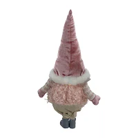 Northlight 16in Led Lighted Mauve Boy  Christmas Gnome