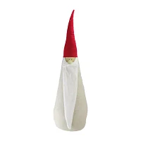 Northlight 23.5in Red And White Santa  Christmas Tabletop Decor Gnome