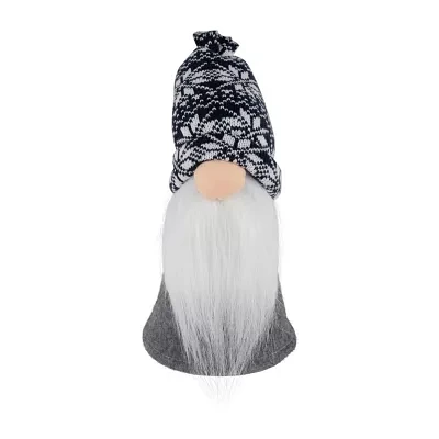 Northlight 8in Big Nose Plush Blue Santa  Christmas Christmas Gnome