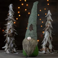 Northlight 21-Inch Green And Brown Weighted Christmas Tree  Tabletop Christmas Gnome