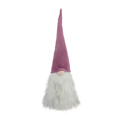 Northlight 17in Mauve Battery Operated Lighted Decoration Christmas Gnome