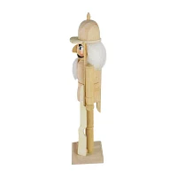 Northlight 15in Unfinished Paintable Wooden  With Rifle Christmas Nutcracker