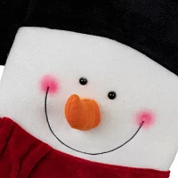 Northlight 19in Black  Red And White Embroidered Inlet It Snow!In Snowman Christmas Stocking