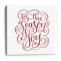 Lumaprints Tis The Season Of Joy Canvas Art