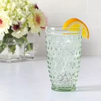 Martha Stewart Chauncey Hobnail 4-pc. Glass Tumbler Set