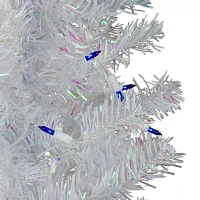 Northlight Medium Artificial Blue Lights 4 Foot Pre-Lit Pine Christmas Tree