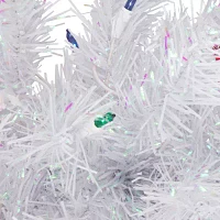 Northlight Rockport White Artificial Multi Lights 2 Foot Pre-Lit Pine Christmas Tree