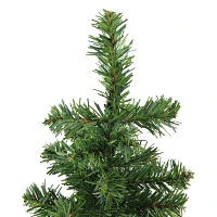 Northlight Slim Artificial With Wood Base Unlit 1 1/2 Feet Pine Christmas Tree