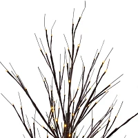 Northlight 6ft Lighted Birch Twig Tree  Warm White Led Lights Christmas Yard Art