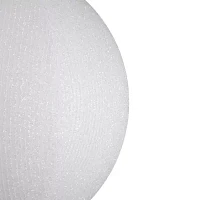 Northlight 19.5-Inch White Tinsel Inflatable Ball Decor Christmas Ornament