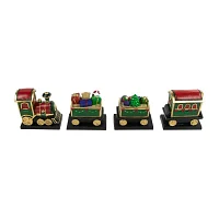 Northlight Merry Train 4.75in 4-pc. Christmas Stocking Holder