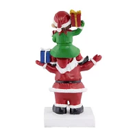 Northlight 8.75in Santa And Elf Christmas Stocking Holder