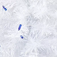 Northlight White Iridescent Artificial Blue Lights 2 Foot Pre-Lit Pine Christmas Tree