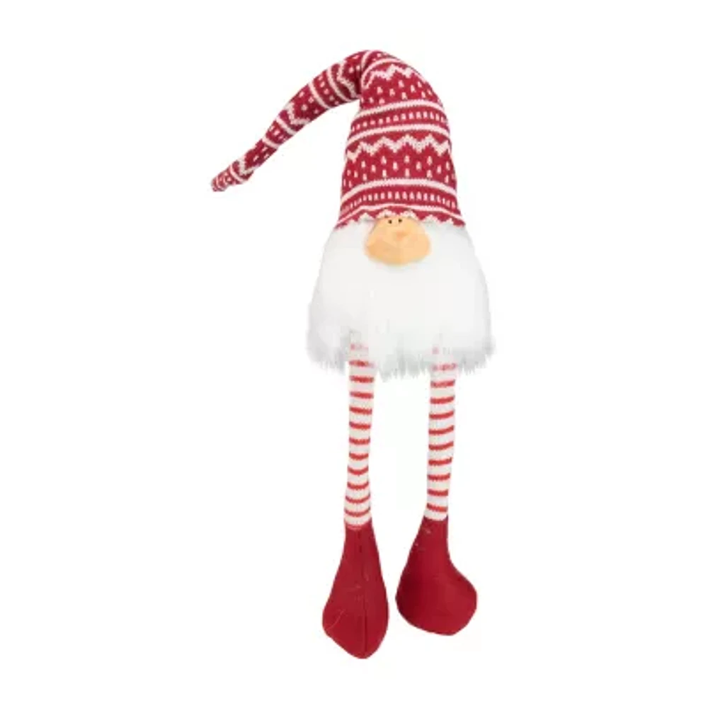 Northlight 29in Red And White Smiling  Christmas Decoration Gnome