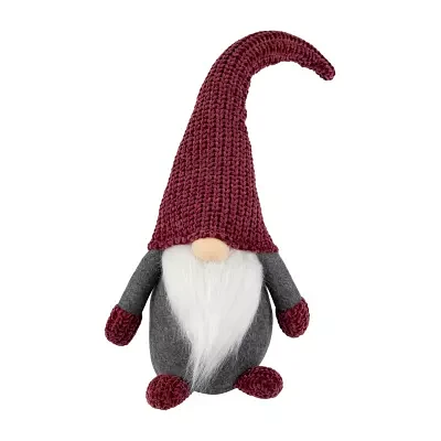 Northlight 18in Pink And Gray Standing  Christmas Decoration Gnome