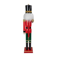 Northlight 36in Red And Green  Soldier With Horn Christmas Nutcracker