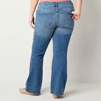 a.n.a Womens High Rise Flare Leg Jean