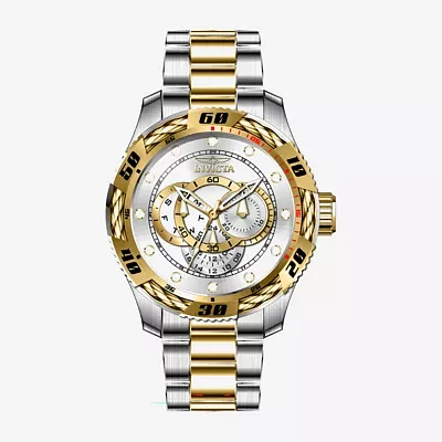 Invicta Mens Two Tone Stainless Steel Bracelet Watch 45751