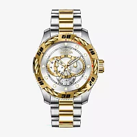 Invicta Mens Two Tone Stainless Steel Bracelet Watch