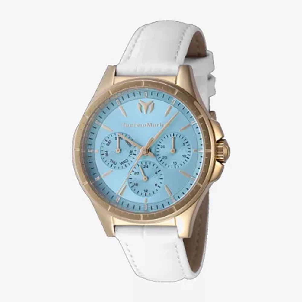 Invicta Womens White Leather Bracelet Watch Tm-822061