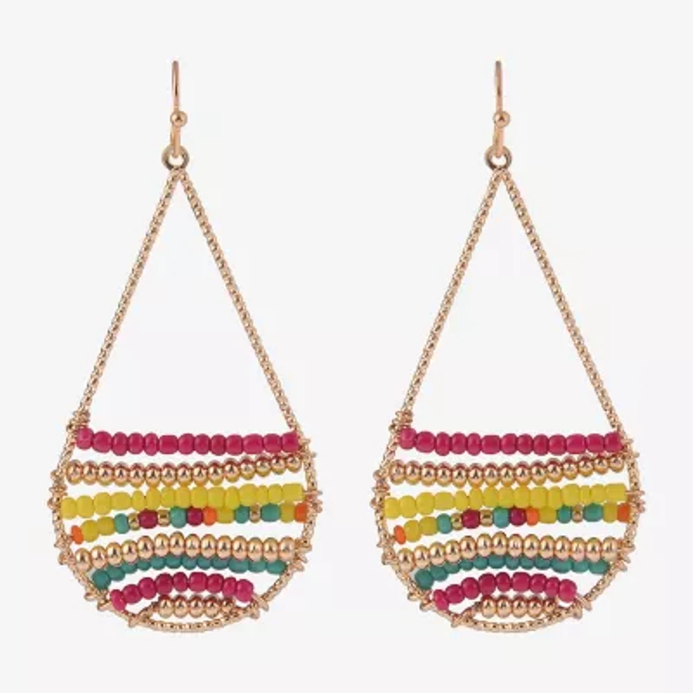 Mixit Womens Drop Earrings
