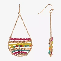 Mixit Womens Drop Earrings