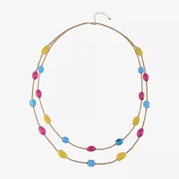 Mixit Inch Link Beaded Necklace
