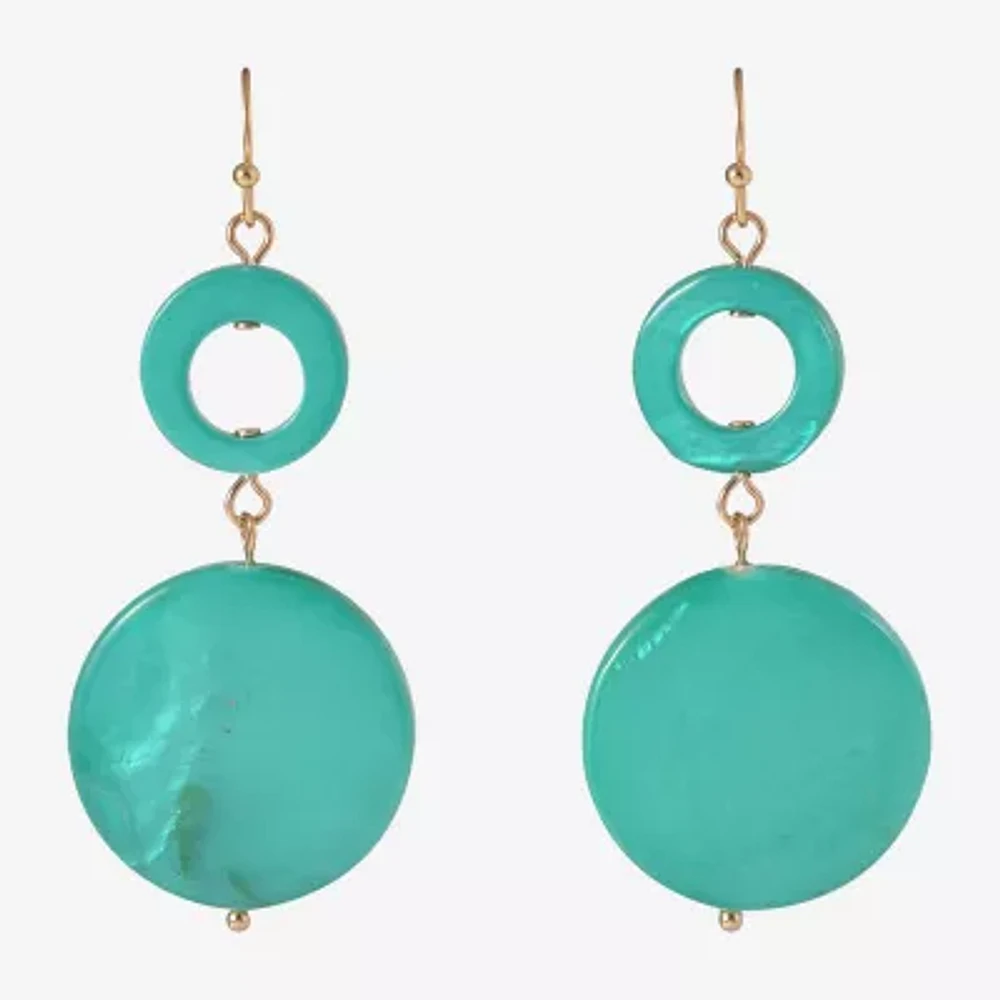 Mixit Womens Drop Earrings