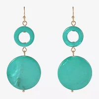 Mixit Womens Drop Earrings