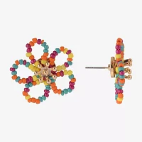 Mixit 29.1mm Flower Stud Earrings
