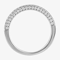 G / I1) Womens / CT. T.W. Lab Grown White Diamond 10K Gold Wedding Band