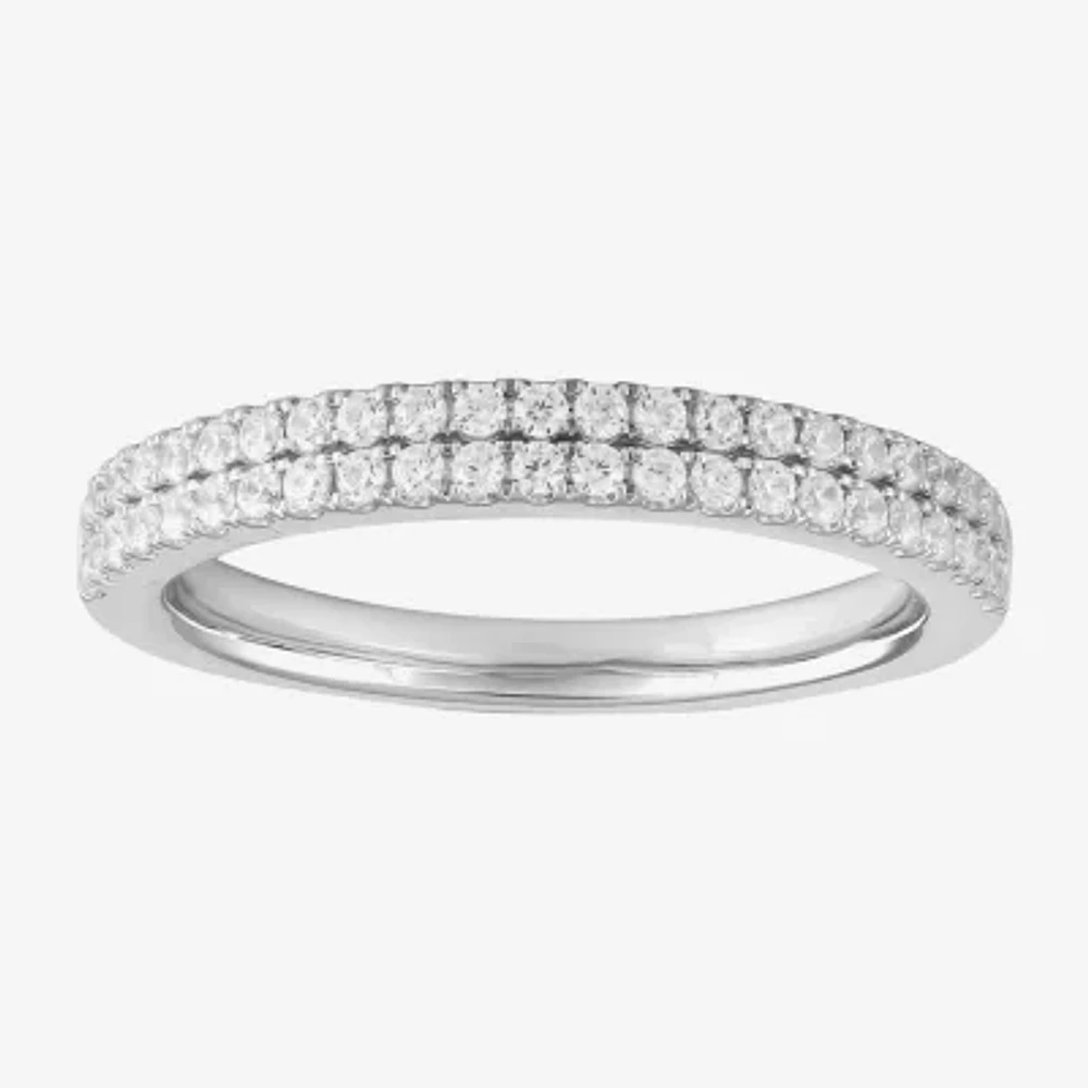 G / I1) 3/ CT. T.W. Lab Grown White Diamond 10K Gold Anniversary Wedding Band