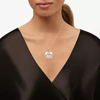 Silpada Womens Sterling Silver Square Pendant Necklace