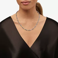 Silpada Womens Black Hematite Sterling Silver Beaded Necklace