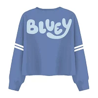 Little & Big Girls Crew Neck Long Sleeve Bluey Graphic T-Shirt