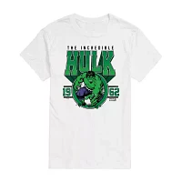 Mens Short Sleeve Hulk Marvel Graphic T-Shirt