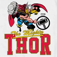 Mens Short Sleeve Thor Marvel Graphic T-Shirt