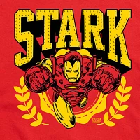 Mens Short Sleeve Tony Stark Marvel Graphic T-Shirt