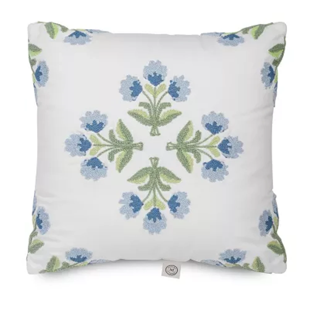 Martha Stewart Davie Square Throw Pillow