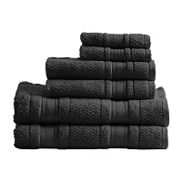 Madison Park Essentials Remy Cotton Super Soft Solid 6-pc. Quick Dry Bath Towel Set