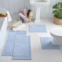 Martha Stewart Cotton Scalloped Bath Rug