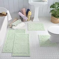 Martha Stewart Cotton Scalloped Bath Rug