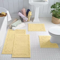 Martha Stewart Cotton Scalloped Bath Rug