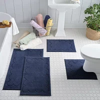 Martha Stewart Cotton Scalloped Bath Rug