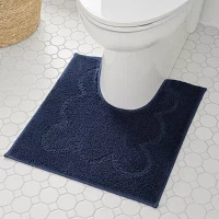 Martha Stewart Cotton Scalloped Bath Rug