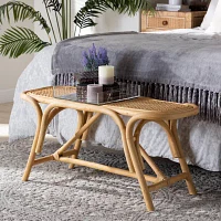 Septa Rattan Accent  Bench